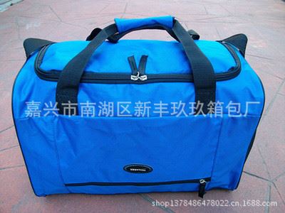 旅行包、旅行袋 健身包男女独立鞋位旅行包手提大容量旅游双肩背包圆桶运动包定做