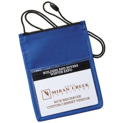 吊卡 厂家订做证件袋 涤纶证件袋 多功能证件袋 挂绳证件袋 免费设计