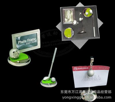 其它高尔夫概念礼品 高尔夫钥匙扣，高尔夫球叉，行李牌，开瓶器，相框，笔座，香水