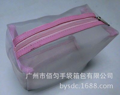 礼品袋，购物袋 厂家定做 纱网化妆包 收纳包 洗漱包 透明化妆包