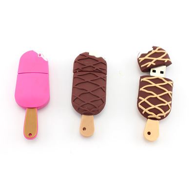 仿真系列 【厂家供应】 PVC材质 雪糕U盘外壳 巧克力冰淇淋u盘外壳