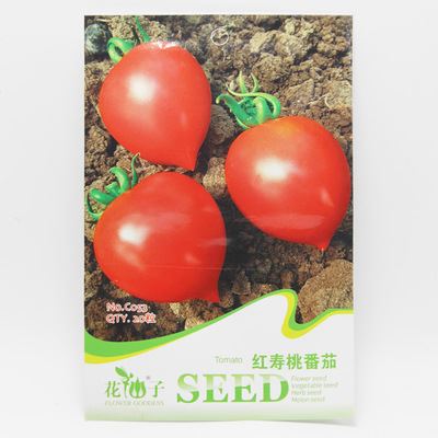 蔬菜彩袋种子 彩包蔬菜种子 红寿桃番茄 阳台盆栽/家庭种菜/蔬菜瓜果 20粒