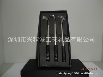 高尔夫活动纪念品 供应高尔夫笔/高尔夫球杆套装笔/礼品圆珠笔/礼品笔原始图片2