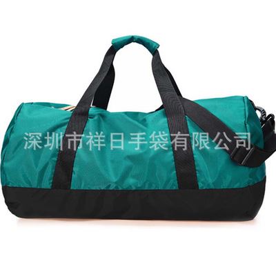 旅行包、旅行袋 深圳工厂订制外贸旅行包旅行手提包可肩背带鞋仓旅行袋可免费制样