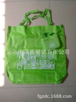订单实际案例 手提礼品袋 企业宣传促销logo广告袋 方包形新年折叠购物袋
