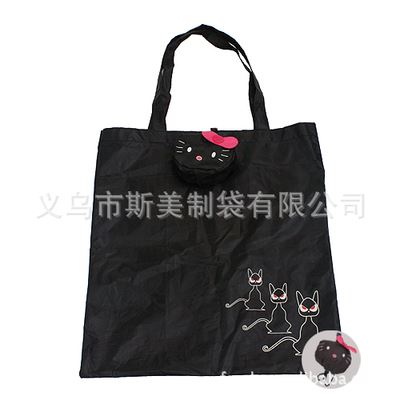 手机袋 系列 新款黑色物语Kitty猫 加菲猫系列提手式展销袋 可爱精美购物袋