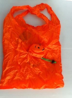 背心袋折叠购物袋收纳袋礼品袋环保袋 新款创意折叠购物袋尼龙布袋笑脸折叠购物袋环保袋礼品袋