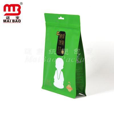 复合八边封袋 馋果腰果迷你小包装自立自封干果袋绿色食品250g装复合塑料袋