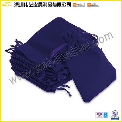 绒布袋 供应绒布包装袋  拉绳收口绒布袋 蓝色绒布袋 礼品绒布袋原始图片3