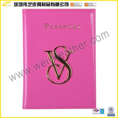 护照夹 定制国际品牌VSLOGO护照夹 PVC多色护照夹 现有模具五金VS