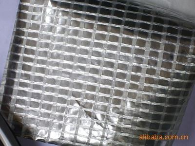 网格布 供应镀铝膜网格布2米整幅140克/平方米花房暖房阳台帘温室卷帘布