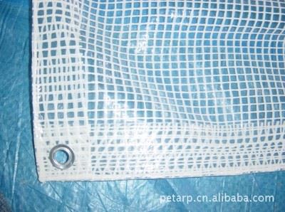 网格布 供应高品质140克/平方米塑料编织布网格布制阳台帘
