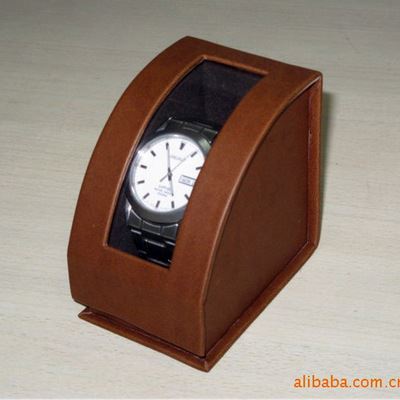 其它皮具制品 供应gdPU皮质手表盒 专柜手表展示盒 手表礼品包装盒 厂家定做
