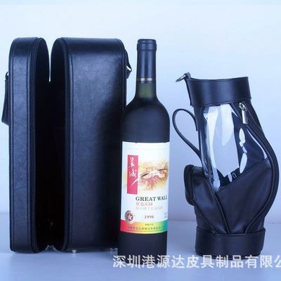 红酒袋 厂家定做供应gdPU皮质红酒袋 红酒礼品手提袋 礼品包装袋包装套