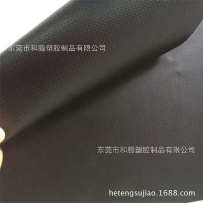 荧光夹网布 东莞夹网布厂出售500D黑色PVC夹网布0.5mm厚度PVC夹网布