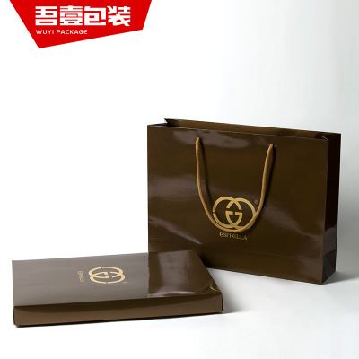 配套产品 苏州厂家供应 礼品纸袋天地盒套装组合 服装手拎袋 来样定制