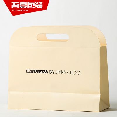 手提纸袋 苏州厂家供货铜版纸竖歀覆亚膜烫银logo食品蛋糕包装纸袋