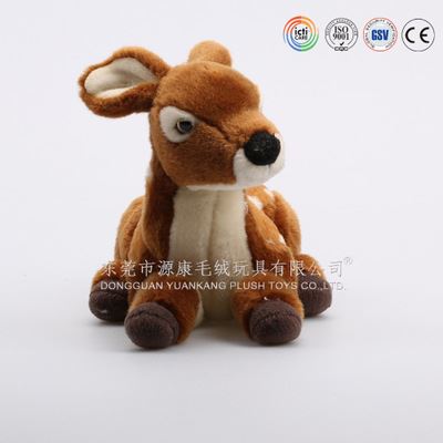 YK4节日礼品类 通过乐购Tesco验厂认证 定制毛绒玩具鹿 圣诞节毛绒玩具