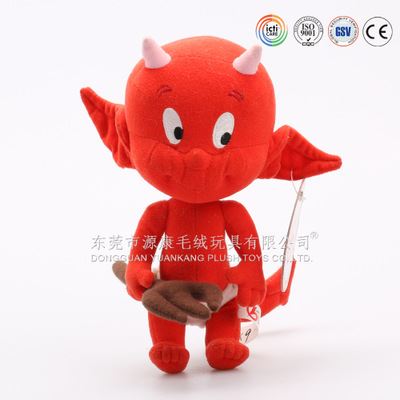 YK6企业吉祥物 毛绒玩具厂定做生产 貌似地狱男爵公仔 创意布娃娃儿童玩具