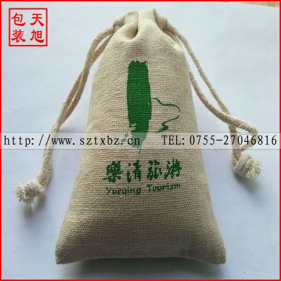 麻布袋 定制生产红枣核桃礼品麻布袋 干果食品包装麻布袋 束口抽绳麻布袋