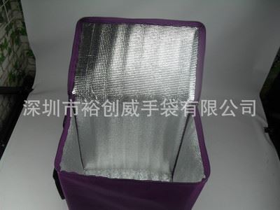 冰包  保温包 午餐包 深圳龙岗手袋厂可订做生产 紫色手提保冷冰袋 冰袋厂家