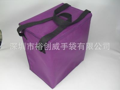 冰包  保温包 午餐包 深圳龙岗手袋厂可订做生产 紫色手提保冷冰袋 冰袋厂家