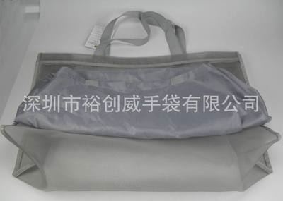 网袋 深圳龙岗手袋厂生产时尚实用网袋 手提包  购物袋订做手袋原始图片3