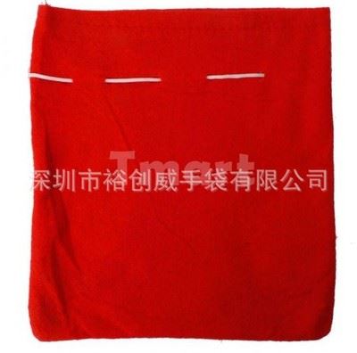 束口袋 深圳龙岗手袋厂 订做设计生产圣诞节促销礼品袋，圣诞老人束口袋原始图片3