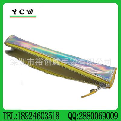 手提袋 时款包 深圳龙岗手袋厂 可订加印图案商标 镭射膜PVC笔袋