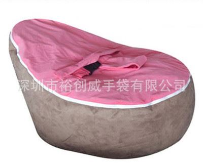 婴儿沙发　懒人沙发　 深圳手袋厂可订做　出口欧美时尚环保　鹿皮绒婴儿沙发　懒人沙发
