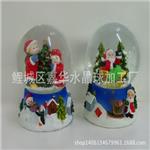 树脂工艺品水球 圣诞礼创意品 热卖欧式经典款彩绘水晶球 树脂工艺品低价批发