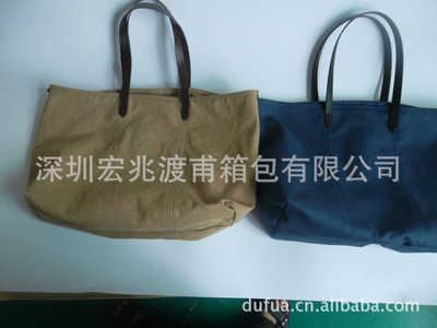 购物袋 深圳 箱包有限公司厂家直接供应帆布韩版购物袋 帆布