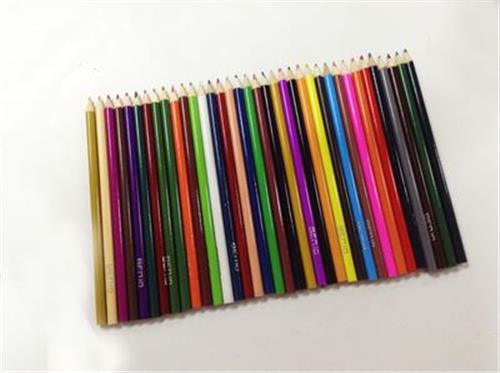 小龙哥现货批发 厂家供应7寸36色彩铅 儿童绘画彩色铅笔 学生用品百货批发