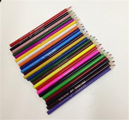 小龙哥现货批发 xxxx专用7寸24色彩铅 儿童学习绘画彩色铅笔 现货批发