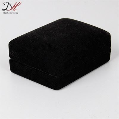 包装盒 BX0008黑色gd植绒袖扣领夹套装盒 饰品包装盒子 支持定制
