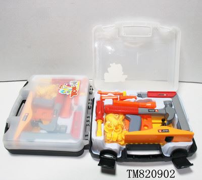 爆款畅销 爆款儿童过家家玩具 仿真男孩维修工具箱五金组合 TM820902