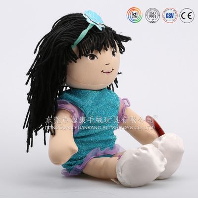 YK10人物系列 大型毛绒玩具厂来图来样定制卡通影视玩具 填充可爱毛绒公主人偶