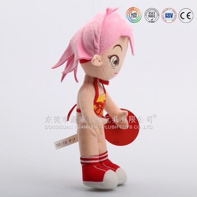 YK10人物系列 东莞毛绒玩具厂家低价促销晴天娃娃 灭毒娃娃毛绒玩偶一件代发