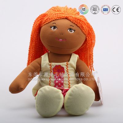 YK10人物系列 玩具厂来图来样定制毛绒礼品 外贸原单尾货低价出售仿真人物娃娃